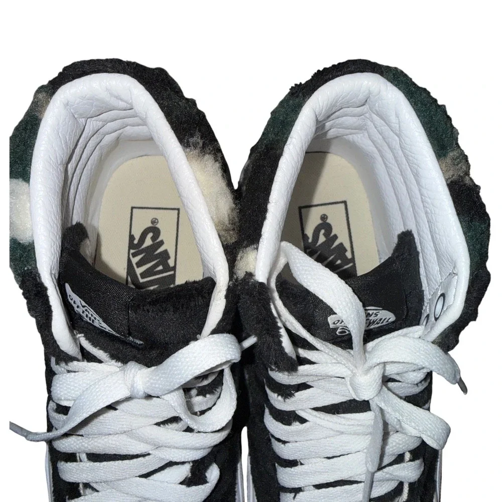 Vans Sk8-Hi Sherpa Camo Fuzzy High Top  Unisex W 5.5 / M 4.0 s Skater - Picture 4 of 6